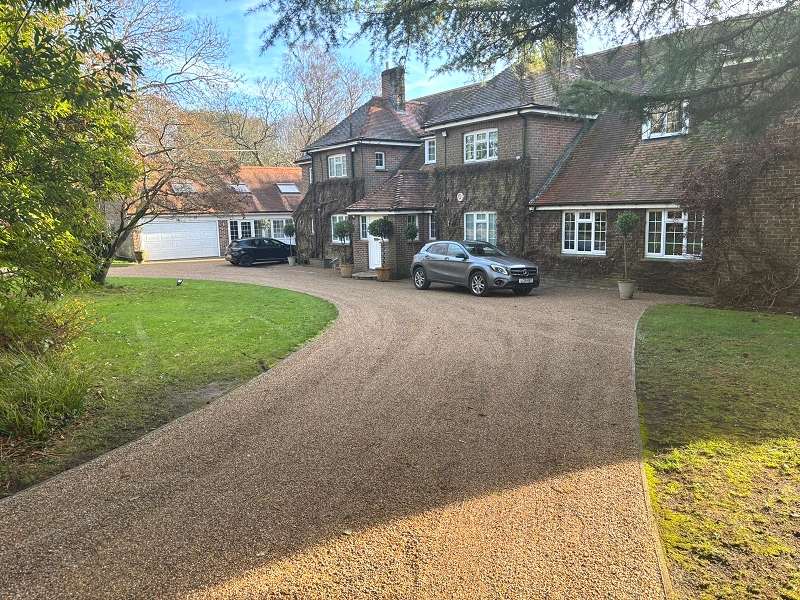 driveway tar and chip surface dressing Wiltshire