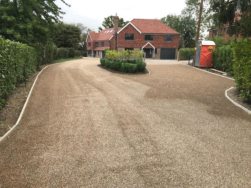 driveway tar and chip surface dressing Wiltshire