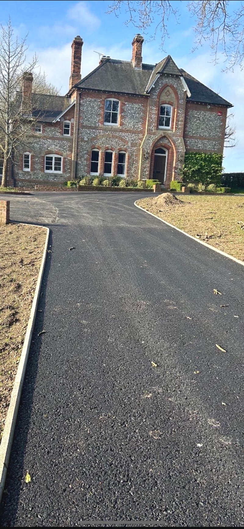 driveway tar and chip surface dressing Wiltshire